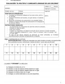 EVALUACIÓN “EL MÚLTIPLE Y CAMBIANTE LENGUAJE DE LOS CHILENOS”