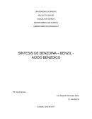 Organica SINTESIS DE BENZOINA – BENZIL - ACIDO BENZOICO