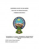 “INTOLERANCIA A LA LACTOSA, CONOCIMIENTOS Y PERCEPCIONES EN ESTUDIANTES DE LA UNIVERSIDAD MAYOR DE SAN ANDRES, LA PAZ- BOLIVIA”