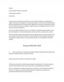 Ensayo del Plan Nacional de Desarrollo La Orientación en México