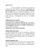 Rectificacion partida de defuncion