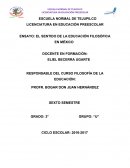 EL SENTIDO DE LA EDUCACIÓN FILOSÓFICA EN MÉXICO