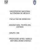 Teoria del estado. Organización del Estado por sus fines o funciones