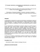Concepto, importancia y características de la administración y su relación con otras áreas