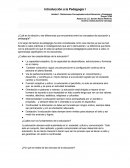 Distinciones conceptuales entre educación y pedagogía