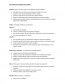 Ejes temáticos/conceptuales de Sociología