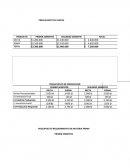 PRESUPUESTO DE VENTAS PRESUPUESTO DE PRODUCCIÓN