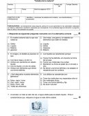 Prueba Lee atentamente cada pregunta, piensa en lo que aprendiste en las actividades