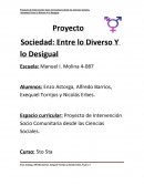 Proyecto de Intervención Socio Comunitaria desde las Ciencias Sociales.