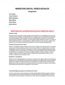 IMPORTANCIA DE LAS REDES SOCIALES EN EL MARKETING DIGITAL