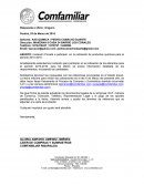 Invitación Privada a participar en la cotización de productos químicos para el periodo 2015-2016.