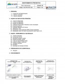 Mantenimiento Preventivo. EQUIPO DE PROTECCION PERSONAL