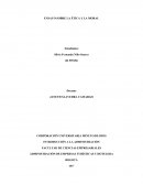 ENSAYO SOBRE LA ÉTICA Y LA MORAL