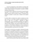Currículo y lenguaje, conceptos elementales dentro del PEI