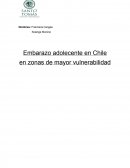 Embarazo adolecente en Chile en zonas de mayor vulnerabilidad