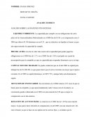 ANALISIS SOBRE LAS RAZONES FINANCIERAS