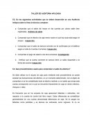 TALLER DE AUDITORIA APLICADA