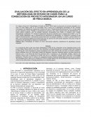 EVALUACIÓN DEL EFECTO EN APRENDIZAJEA DE LA METODOLOGÍA DE ESTUDIO DE CASOS PARA LA CONSECUCIÓN DE PROYECTO INTEGRADOR: EN UN CURSO DE FÍSICA BÁSICA