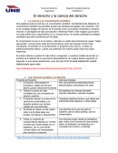 El derecho y la ciencia del derecho