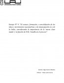 El avance y formación de las primeras ideas nacionalistas en la India