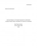 Trabajo Sinergia, Entropía y Homeostasis En El Contexto De La Admistración