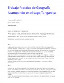 Trabajo Practico de Geografía: Acampando en el Lago Tanganica