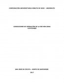 CONDICIONES DE OPERACIÓN DE LA ESE HRN ZONA CATATUMBO