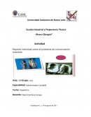 Reporte individual sobre el problema de comunicación expuesto