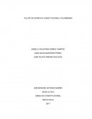 TALLER DE DERECHO CONSTITUCIONAL COLOMBIANO
