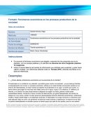 Fenómenos económicos en los procesos productivos de la sociedad