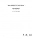 Costos predeterminados: Costos estándar, costos estimados