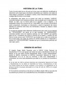 HISTORIA DE LA TUNA