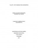 TALLER 1 DE ECONOMIA PARA INGENIEROS