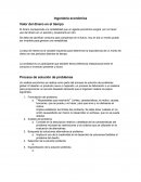 El dinero corresponde a la rentabilidad que un agente económico exigirá por no hacer uso del dinero en un periodo y posponerlo en otro