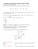Ejemplo de Suponga que cinco masas puntuales ( esto es teórico en realidad ) están situadas sobre una recta