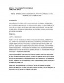 RESUMEN DE REPERCUSIONES ECONÓMICAS, POLÍTICAS Y SOCIALES DEL PROCESO DE GLOBALIZACIÓN