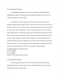 La Celda Hexagonal Compacta. Página 1