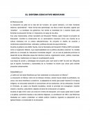 TEMA DE EL SISTEMA EDUCATIVO MEXICANO