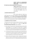 Escrito de caracter administrativo