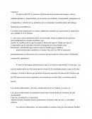 El objetivo del PNF es promover la formación de un profesional integral