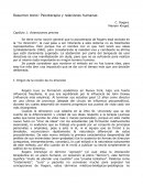 Resumen texto: Psicoterapia y relaciones humanas