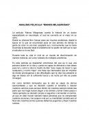 UN NUEVO ANALISIS PELICULA “MANOS MILAGROSAS”