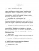 Cuestionario Matemática Financiera