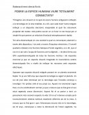 PODRIE LA ESPECIE HUMANA VIURE TOTALMENT CONNECTATS