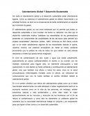 Calentamiento global y desarrollo sustentable
