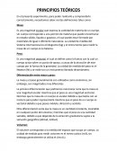 Principios teóricos: masa y peso, volumen, densidad, balanza
