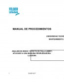 ANALISIS DE MODO Y EFECTO DE FALLA (AMEF) APLICADO A UNA MAQUINA REGRUESADORA-LIJADORA