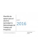 Plantilla de apoyo para el alumno (actividad 1). Metodología de Trabajo por Proyectos