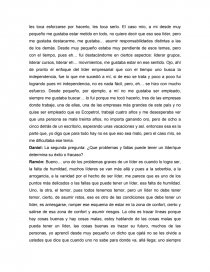 Este proyecto tiene como principio estudiar más afondo la idea sobre el liderazgo. Página 6