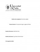 Electrónica Digital Practica Numero 1: Compuertas logias y algebra de Boole